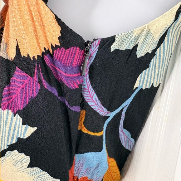 Anthropologie Maeve Botanica Floral Faux Wrap Dress~Size 2 - Picture 7 of 9